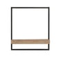 Iron and Wood Wall Shelf
