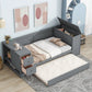 Twin Size Daybed with Storage Arms, Trundle and Charging Station