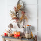 12.5" x 3" x 37.5" Metal Wall Art With Grid Pattern