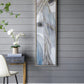 Set of 2 Elongated Modern Abstract Oil Paintings