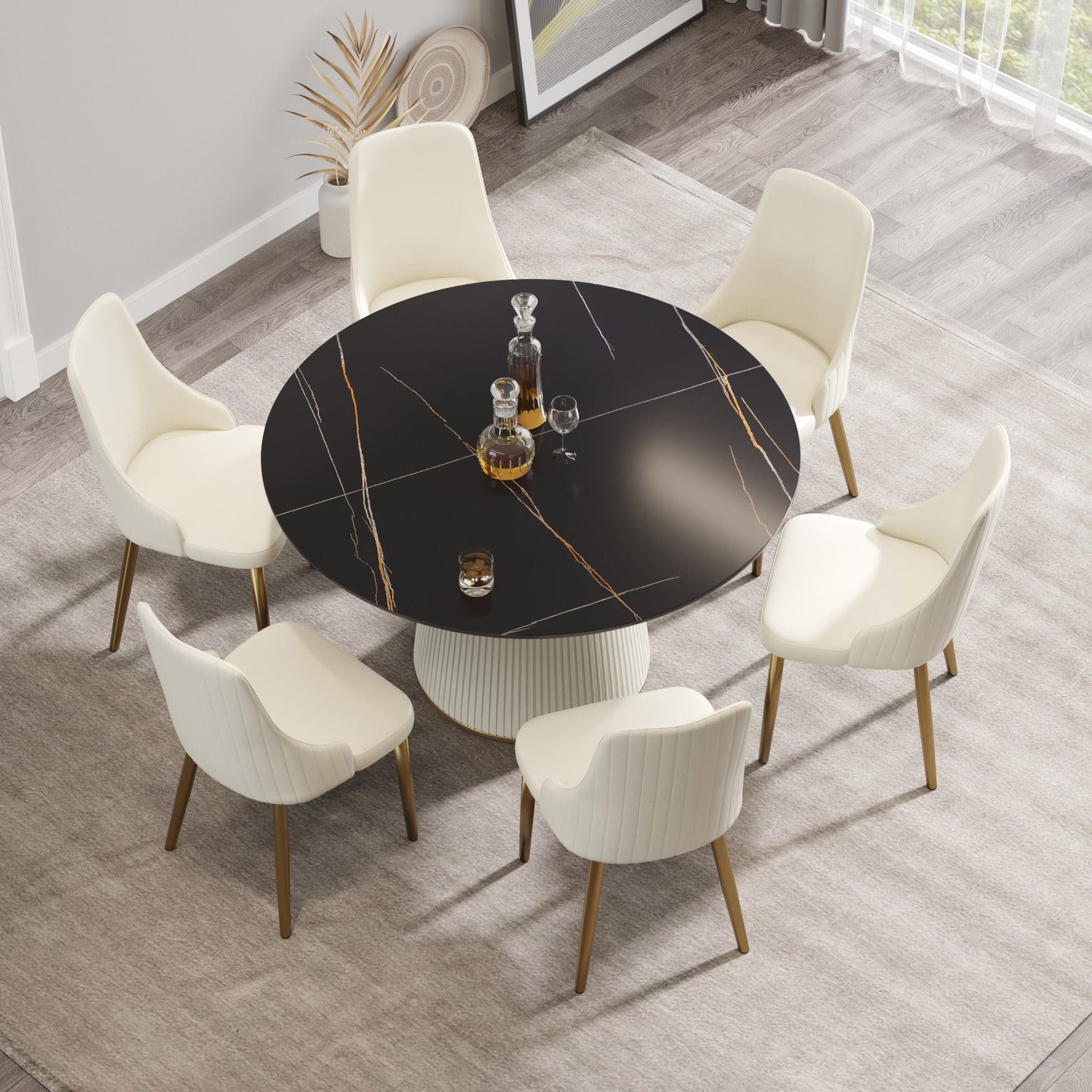 53.15" Modern Dining Table
