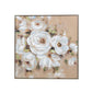 36" x 36" Square Framed Wall Art Flower Canvas Print