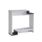 Contemporary Console Table With Two Open Shelves