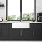 White Farmhouse Sink - 30 x 21 x 10 Inch