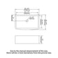 White Farmhouse Sink - 30 x 21 x 10 Inch