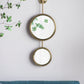 2 Circle Mirrors for Wall Decor