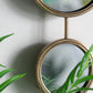 2 Circle Mirrors for Wall Decor