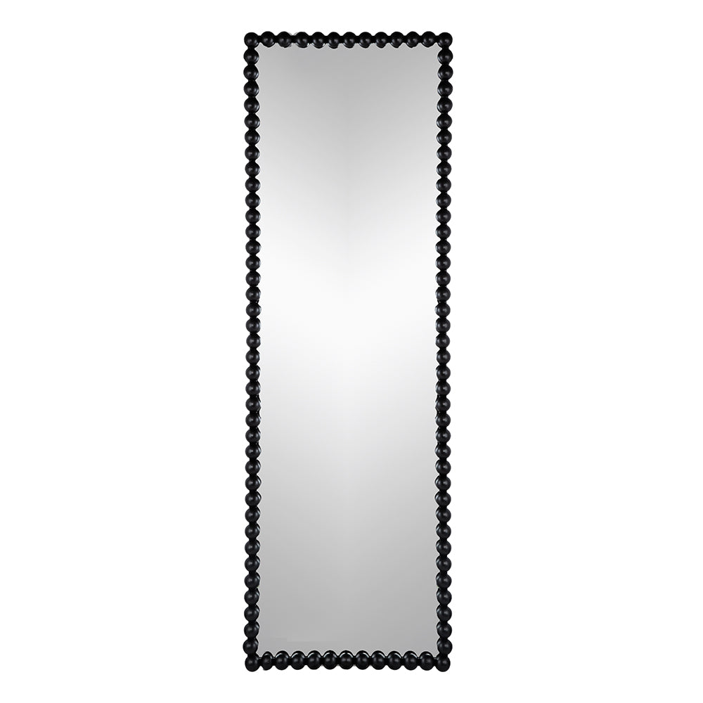 23" x 72" Full Length Mirror with Metal Beaded Frame