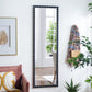 23" x 72" Full Length Mirror with Metal Beaded Frame