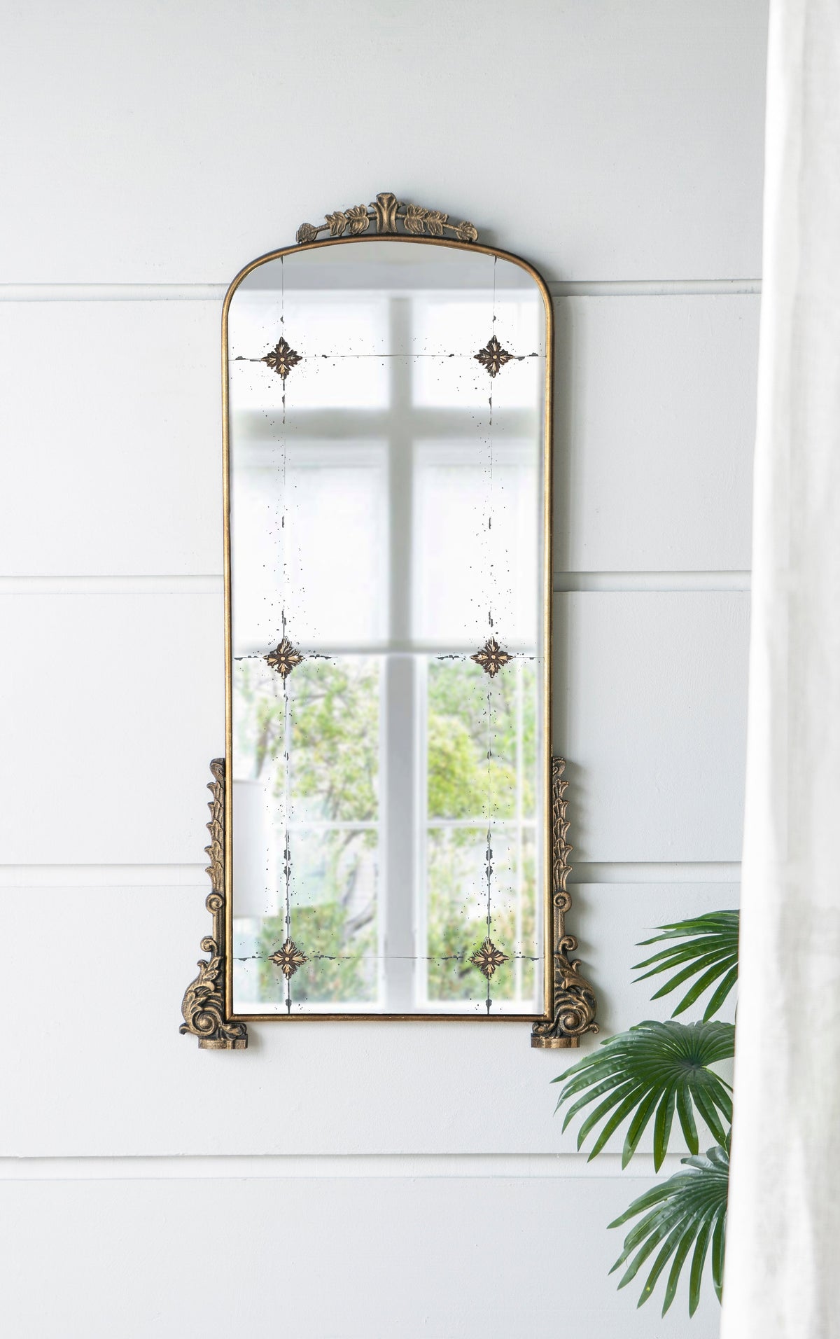 Antique Gold Wall Mirror - 24" x 48.5"