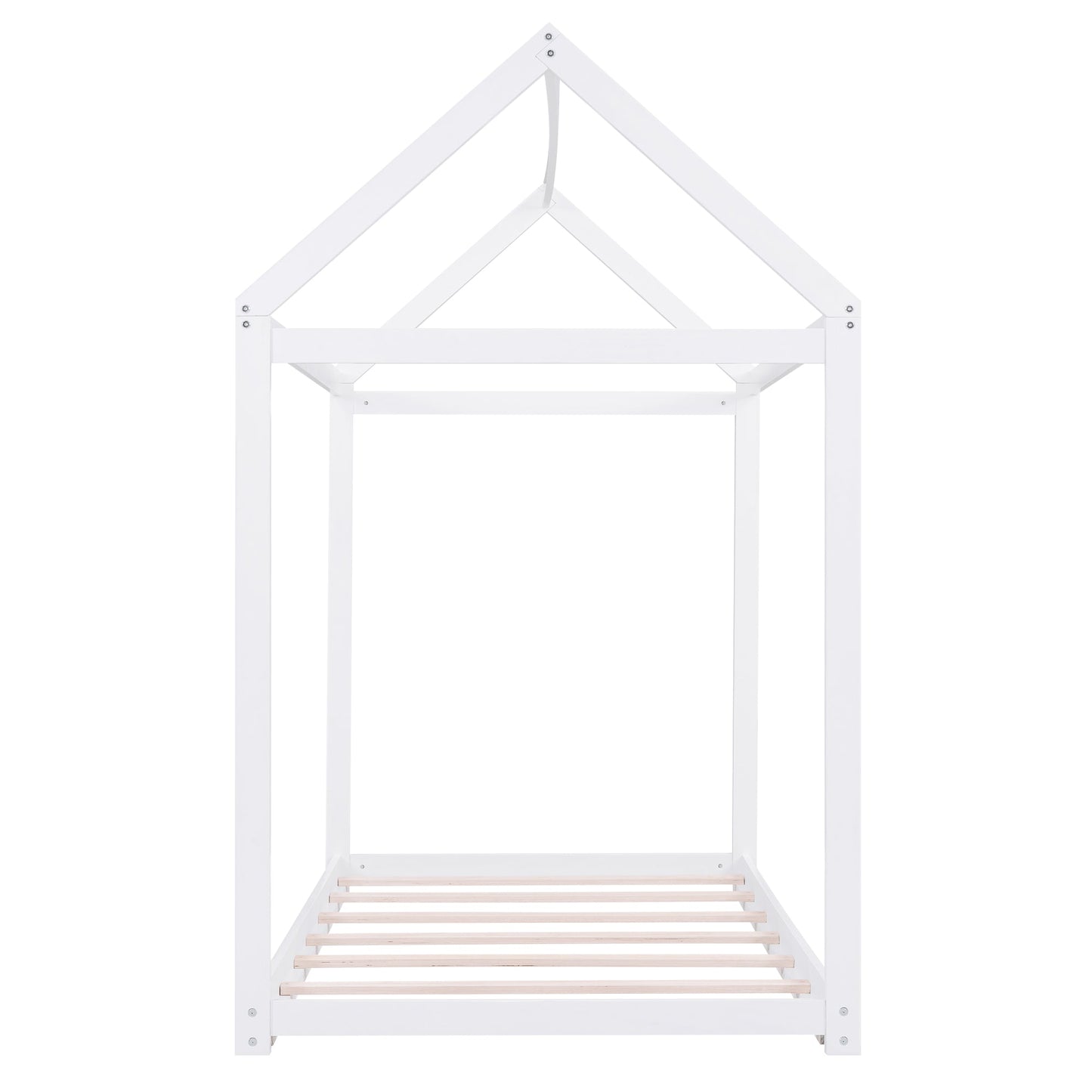Twin Size Wooden House Bed