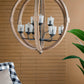 9-Light Globe Chandelier