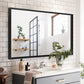 36x30 Inch Glossy Bathroom Mirror