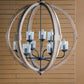 9-Light Globe Chandelier