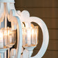 Farmhouse 6-Light Wood Chandelier Pendant Light Fixture