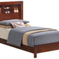 Transitional Cherry Twin Bed for Cozy Spaces