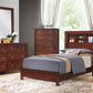 Transitional Cherry Twin Bed for Cozy Spaces