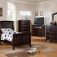 Elegant Transitional Twin Bed in Cappuccino