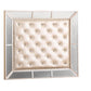 Elegant Contemporary Twin Bed in Pearl Finish