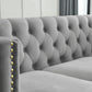 82.2-Inch Velvet Corner Sofa