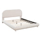 Teddy Fleece Full Size Upholstered Platform Bed