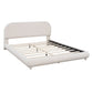 Teddy Fleece Queen Size Upholstered Platform Bed