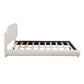 Teddy Fleece Queen Size Upholstered Platform Bed