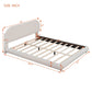 Teddy Fleece Queen Size Upholstered Platform Bed