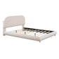 Teddy Fleece Full Size Upholstered Platform Bed