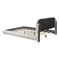 Teddy Fleece Queen Size Upholstered Platform Bed