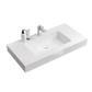 Integrated Solid Surface Basin - Glossy White
