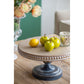 D14x7.5" Wooden Display Stand with Beaded Trim