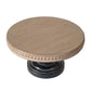 D14x7.5" Wooden Display Stand with Beaded Trim