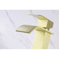 Waterfall Spout Bathroom Sink Faucet with Pop-Up Drain