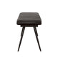 Espresso Upholstered Dining Bench