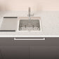 15" x 15" x 9" Stainless Steel Drop In Kitchen Sink