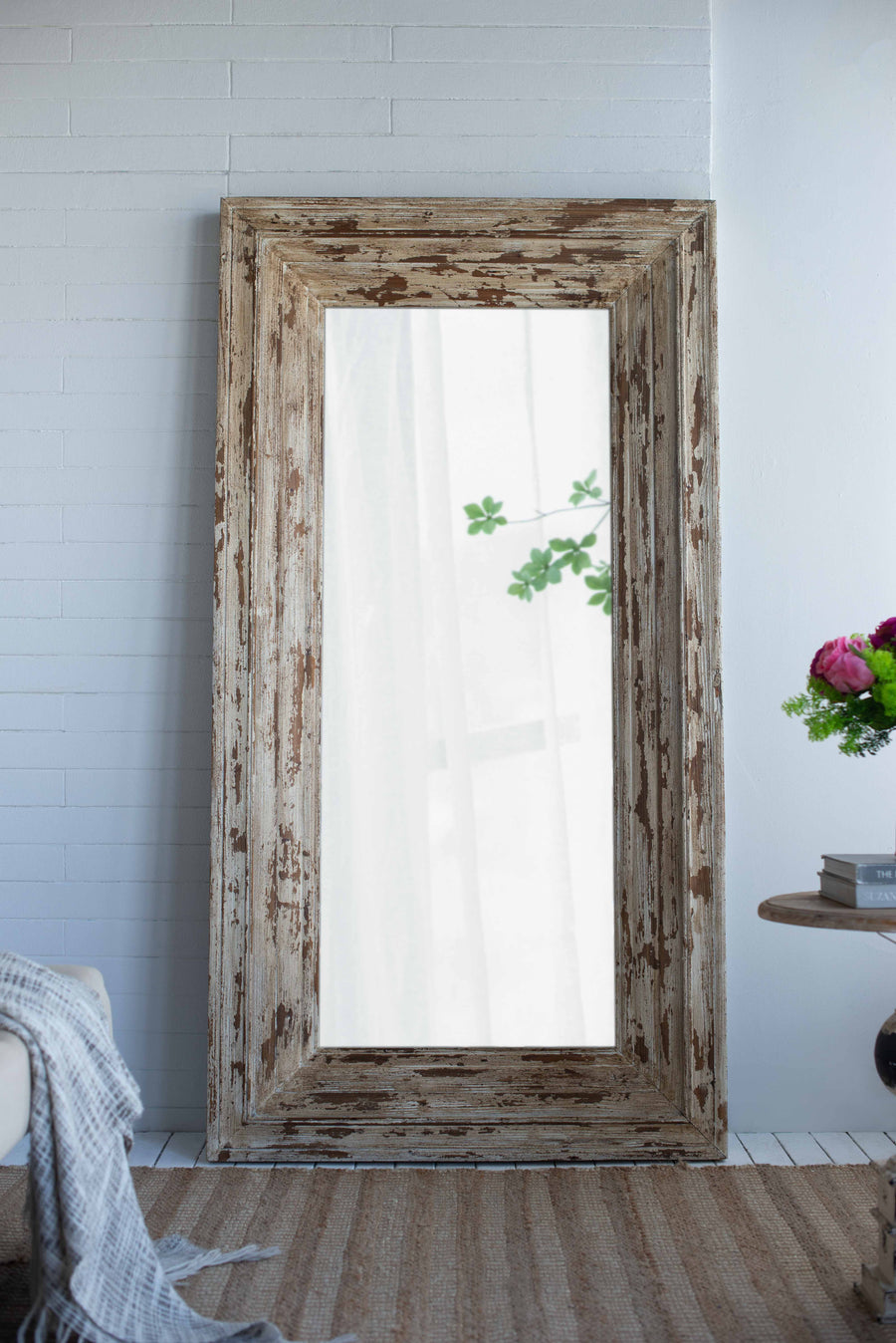 39x3.5x75" Full Length Rectangle Floor Mirror
