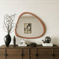 Solid Wood Asymmetrical Wall Mirror - 45 Inch