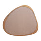 Solid Wood Asymmetrical Wall Mirror - 45 Inch