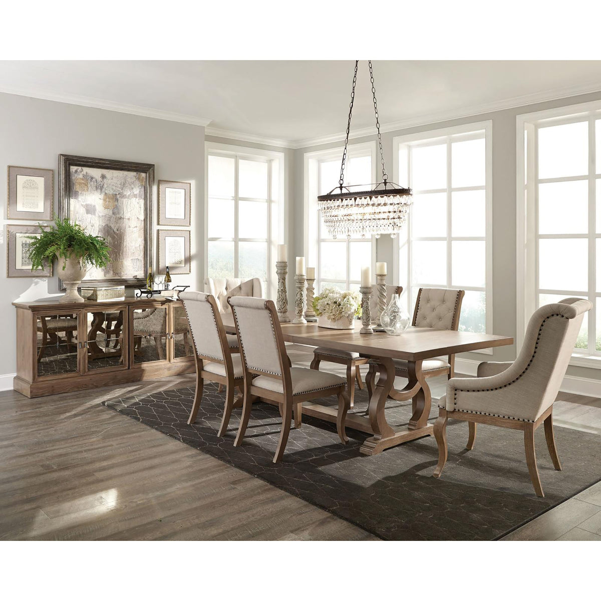 Cream and Barley Dining Chair Set