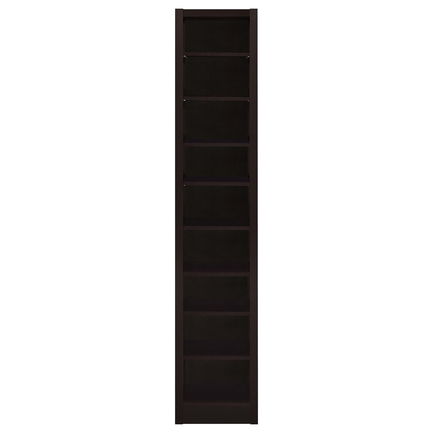 Cappuccino Rectangular Bookcase