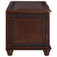 Deep Tobacco Flip Open Storage Cedar Chest