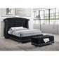 Black Tufted Trunk with Nailhead Trim