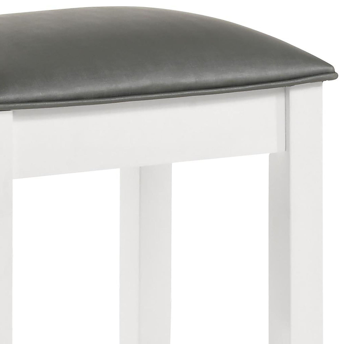 Glossy Vanity Stool