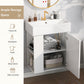 21.6" Modern Floating Bathroom Vanity with Ceramic Basin