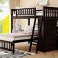 Wooden Twin Over Full Bunk Bed With Six Drawers