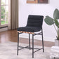 Lahni 17.75" Boucle Fabric Counter Height Chair