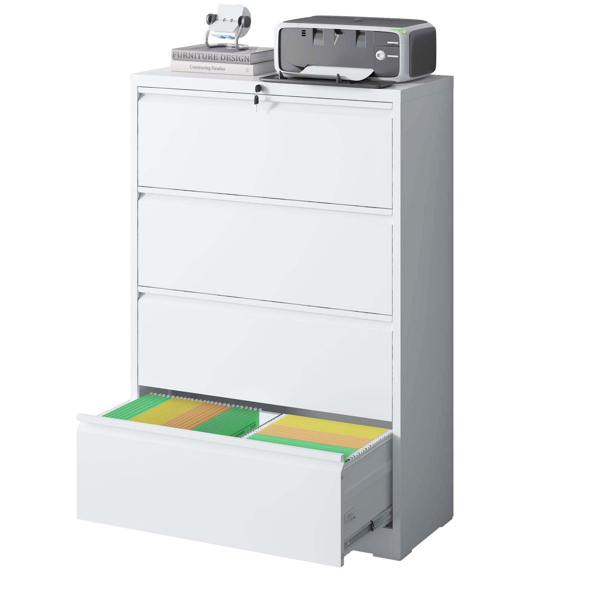 Lateral File Cabinet 4 Drawer