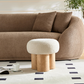W8017-1 Mushroom Stool with Grieg Plush Cushion