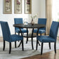 Biony Fabric Dining Chairs with Nailhead Trim, Set of 2